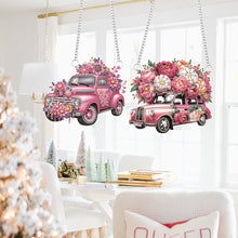 Load image into Gallery viewer, 2Pcs Special Shape Flower Car Diamond Painting Ornaments for Garden Window Decor