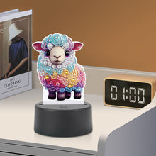 Load image into Gallery viewer, Acrylic Double Sided Diamond Painting LED Night Light for Adults (Sheep)