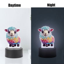 Load image into Gallery viewer, Acrylic Double Sided Diamond Painting LED Night Light for Adults (Sheep)
