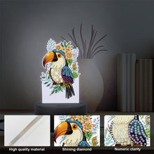 Load image into Gallery viewer, Acrylic Double Sided Diamond Art Light Ornaments for Easter Gifts (Toucan)
