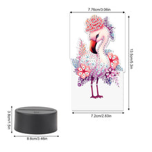 Load image into Gallery viewer, Acrylic Double Sided Diamond Painting LED Night Light for Adults(Flamingo)