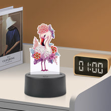 Load image into Gallery viewer, Acrylic Double Sided Diamond Painting LED Night Light for Adults(Flamingo)