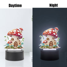 Load image into Gallery viewer, Acrylic Double Sided Diamond Painting LED Night Light for Adults(Mushroom House)