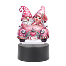Load image into Gallery viewer, Acrylic Double Sided Diamond Painting LED Night Light for Adults Beginner(Gnome)