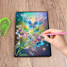 Load image into Gallery viewer, DIY Diamond Art Diary Book Journal Notebook 60 Pages A5 Diary(Dream Butterfly)