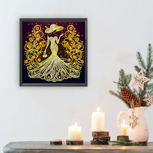 Load image into Gallery viewer, Diamond Painting - Partial Special Shaped - Elegant ladies (30*30CM)
