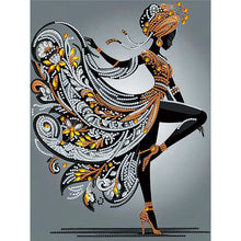 Load image into Gallery viewer, Diamond Painting - Partial Special Shaped - Woman (30*40CM)