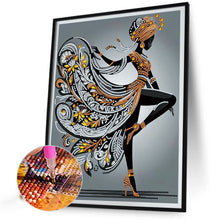 Load image into Gallery viewer, Diamond Painting - Partial Special Shaped - Woman (30*40CM)