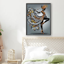 Load image into Gallery viewer, Diamond Painting - Partial Special Shaped - Woman (30*40CM)