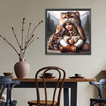 Load image into Gallery viewer, Diamond Painting - Full Round - Cute Child (40*40CM)