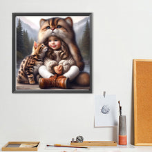 Load image into Gallery viewer, Diamond Painting - Full Round - Cute Child (40*40CM)