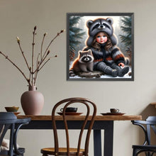 Load image into Gallery viewer, Diamond Painting - Full Round - Cute Child (40*40CM)