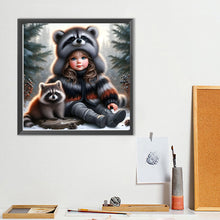 Load image into Gallery viewer, Diamond Painting - Full Round - Cute Child (40*40CM)