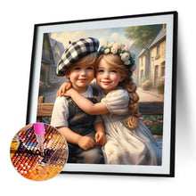 Load image into Gallery viewer, Diamond Painting - Full Round - Cute Child (40*40CM)