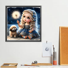 Load image into Gallery viewer, Diamond Painting - Full Round - Cute Child (40*40CM)