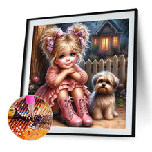 Load image into Gallery viewer, Diamond Painting - Full Round - Cute Child (40*40CM)