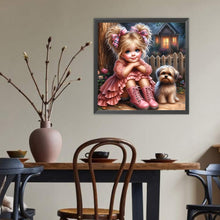 Load image into Gallery viewer, Diamond Painting - Full Round - Cute Child (40*40CM)