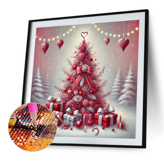 Diamond Painting - Full Round - Christmas Tree (30*30CM)