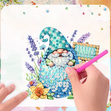 Load image into Gallery viewer, 6Pcs Easter Gnome 5D DIY Diamond Painting Fridge Magnet for Adults Beginners