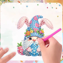 Load image into Gallery viewer, 6Pcs Easter Rabbit Gnome Diamond Painting Fridge Magnet for Adults Beginners