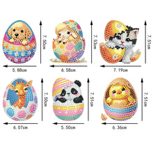 Load image into Gallery viewer, 6Pcs Easter Eggs 5D DIY Diamond Painting Fridge Magnet for Adults Beginners