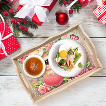 Load image into Gallery viewer, Wood Love Owl 5D Diamond Painting Tray Art Craft for Desk Coffee Table