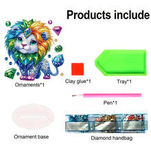 Load image into Gallery viewer, Acrylic Special Shape Animals Desktop Diamond Art Kits for Home Office Decor