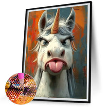 Load image into Gallery viewer, Diamond Painting - Full Square - Cute cartoon angry unicorns (30*40CM)
