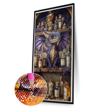 Load image into Gallery viewer, Diamond Painting - Full Square - Dragon on the bookshelf (40*70CM)