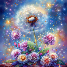 Load image into Gallery viewer, Diamond Painting - Full Square - Free flying dandelions (30*30CM)