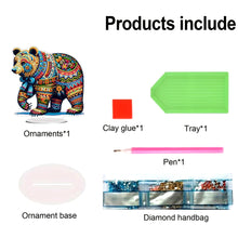 Load image into Gallery viewer, Bear Diamond Painting Desktop Ornament Rhinestones Decorations for Adults