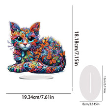 Load image into Gallery viewer, Cat Diamond Painting Desktop Ornament Rhinestones Decorations for Adults
