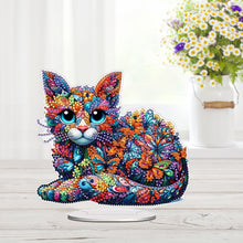 Load image into Gallery viewer, Cat Diamond Painting Desktop Ornament Rhinestones Decorations for Adults