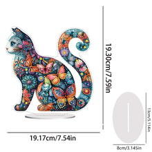 Load image into Gallery viewer, Cat Diamond Painting Desktop Ornament Rhinestones Decorations for Adults