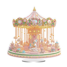 Load image into Gallery viewer, Acrylic Special Shape Aesthetic Carousel 5D DIY Diamond Art Tabletop Decorations