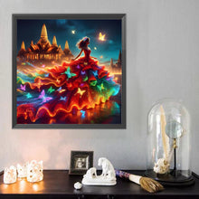 Load image into Gallery viewer, Diamond Painting - Full Round - Girl with Beautiful Skirt (40*40CM)