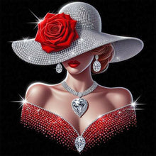 Load image into Gallery viewer, Diamond Painting - Full Round - Elegant and Luxurious Woman (40*40CM)