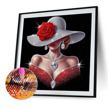 Load image into Gallery viewer, Diamond Painting - Full Round - Elegant and Luxurious Woman (40*40CM)