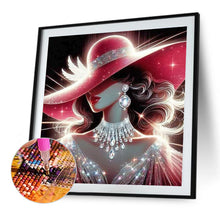 Load image into Gallery viewer, Diamond Painting - Full Round - Elegant and Luxurious Woman (40*40CM)