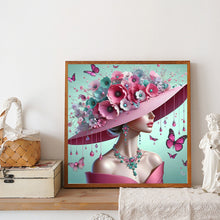 Load image into Gallery viewer, Diamond Painting - Full Round - Elegant and Luxurious Woman (40*40CM)