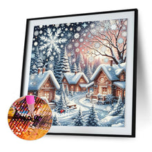 Load image into Gallery viewer, Diamond Painting - Full Round - Beautiful Winter Scene (30*30CM)