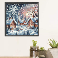 Load image into Gallery viewer, Diamond Painting - Full Round - Beautiful Winter Scene (30*30CM)