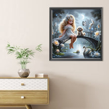 Load image into Gallery viewer, Diamond Painting - Full Round - Cute Girl (30*30CM)