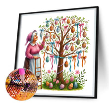 Load image into Gallery viewer, Diamond Painting - Full Round - Easter Egg Tree (30*30CM)