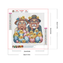 Load image into Gallery viewer, Diamond Painting - Full Round - Easter Couple (30*30CM)