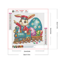 Load image into Gallery viewer, Diamond Painting - Full Round - Easter Train (30*30CM)