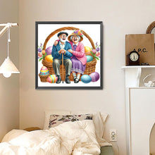 Load image into Gallery viewer, Diamond Painting - Full Round - Easter Couple (30*30CM)