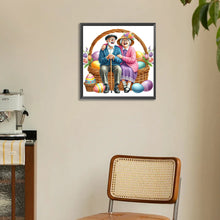 Load image into Gallery viewer, Diamond Painting - Full Round - Easter Couple (30*30CM)