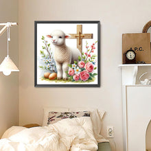 Load image into Gallery viewer, Diamond Painting - Full Round - Easter Sheep (30*30CM)