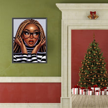 Load image into Gallery viewer, Diamond Painting - Full Round - Girl with Pigtails (40*50CM)